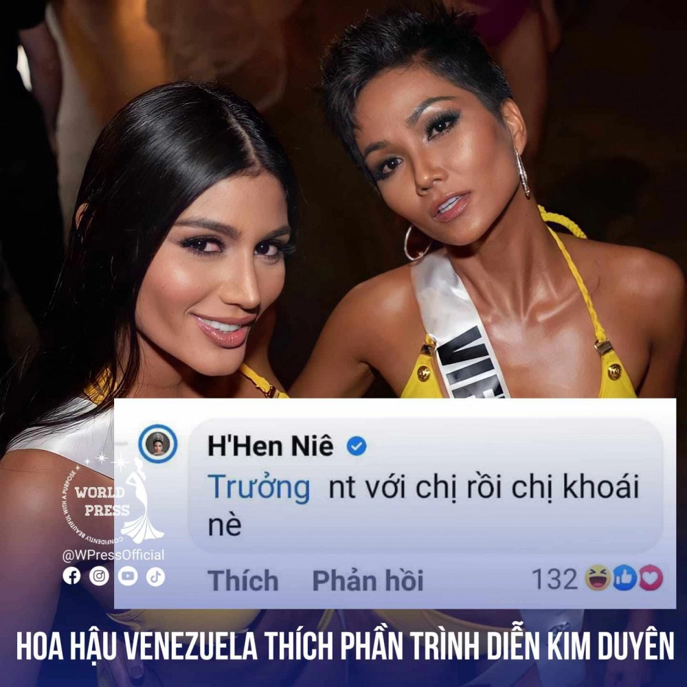 Minh oan cho kim duyên khi bị tố copy giao diện của á hậu venezuela hhen niê vào cuộc