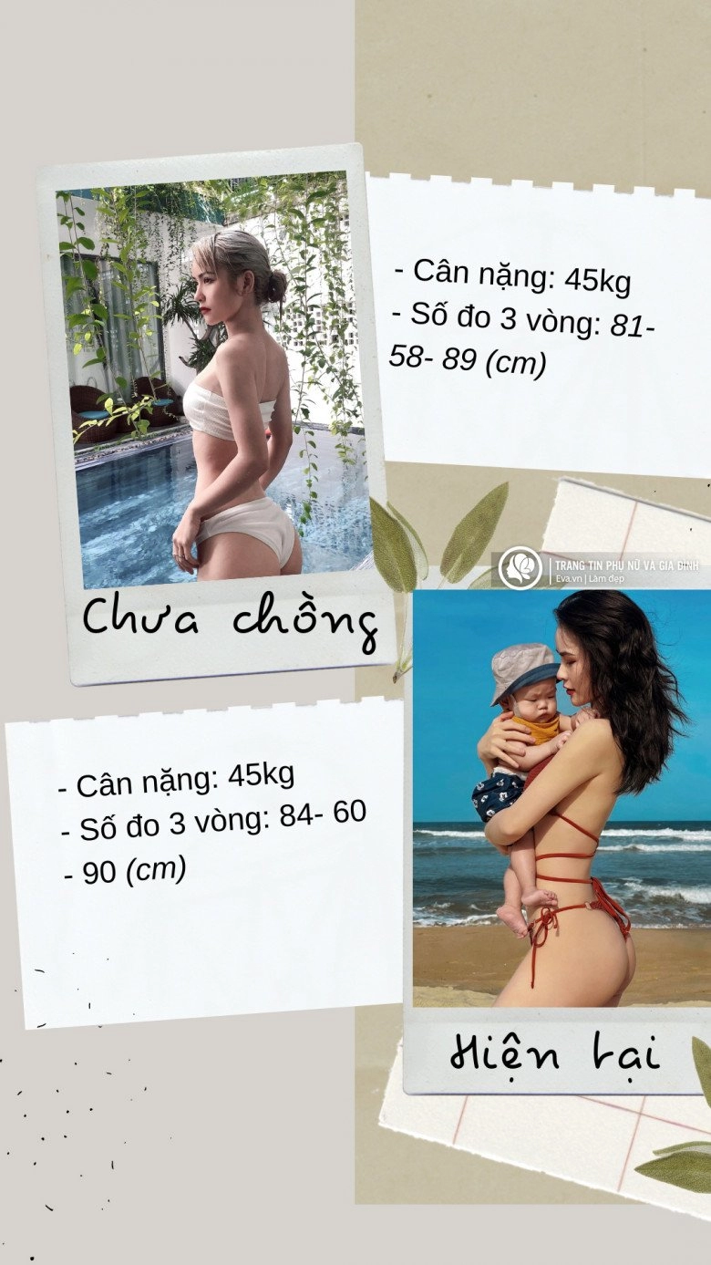 Mỡ rút ào ào sau 6 tháng sinh mẹ bỉm u30 khoe dáng đỉnh chóp ngỡ hotgirl đình đám