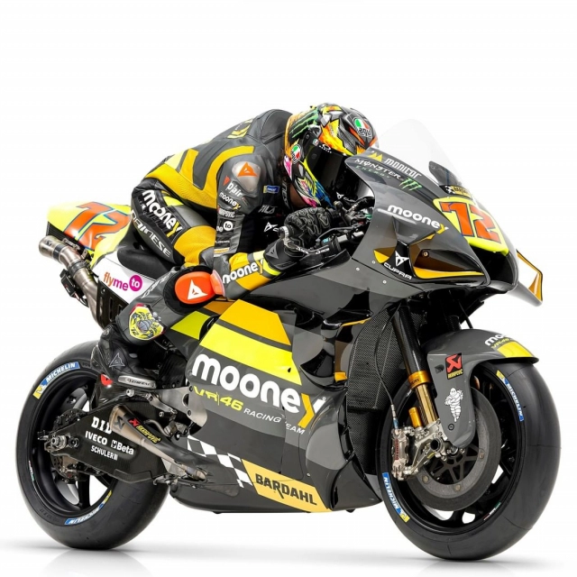 Mooney vr46 racing ducati trình làng phiên bản xe đua motogp 2022