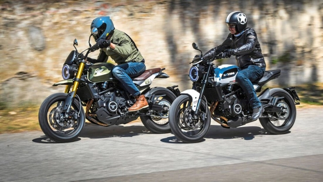 Moto morini lần đầu tiên trình làng 2 phiên bản nakedbike và scrambler