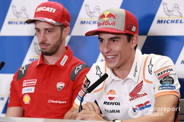 motogp 2019 danilo petrucci cho rằng ducati đang đối mặt với tay đua mạnh nhất lịch sử - marquez