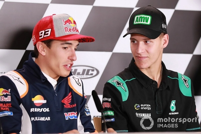 motogp 2019 marquez cho rằng quartararo sẽ còn chịu nhiều áp lực sau này