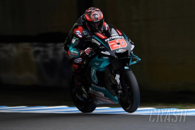 motogp 2019 quartararo hoán đổi vị trí dẫn đầu với vinales tại motogp fp2 nhật bản