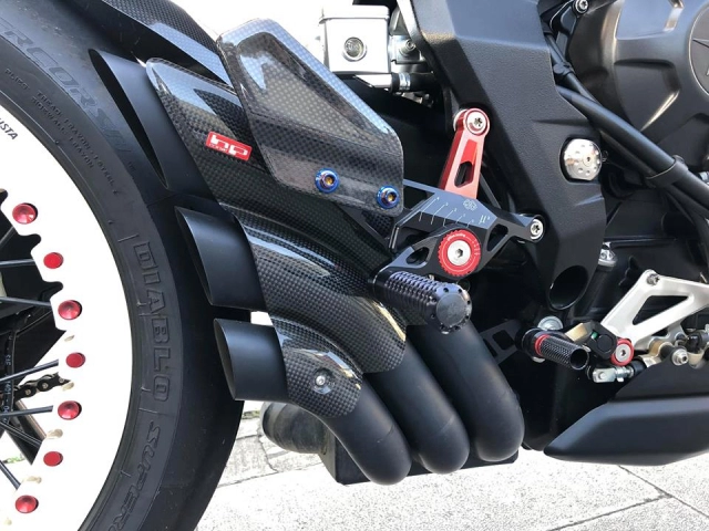 Mv agusta dragster 800rr độ nổ mắt với thương hiệu motor corse