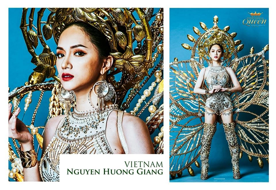 nàng sen hương giang idol tỏa sáng tại hoa hậu chuyển giới