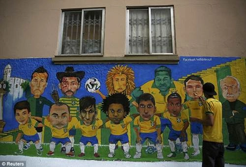 Ngắm đường phố brazil rực rỡ mùa world cup