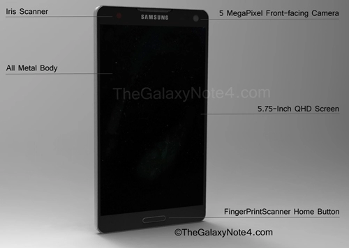 Ngắm samsung galaxy note 4 concept cực nam tính