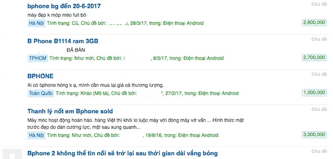 Người dùng bphone đời đầu nói gì về bom tấn lúc ấy