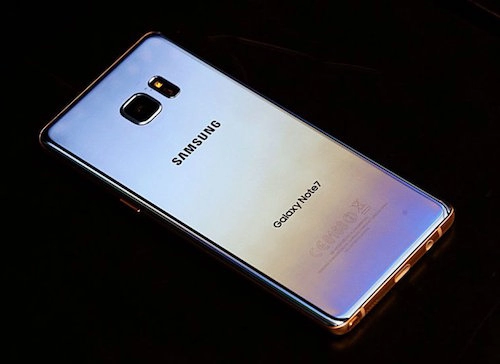 Người dùng phàn nàn pin tụt nhanh trên galaxy note7 bản thay thế