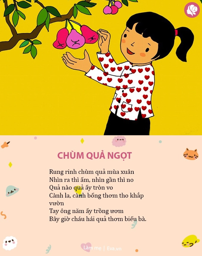 Những bài thơ hay mẹ đọc cho con trước khi ngủ giúp bé tập nói nhanh