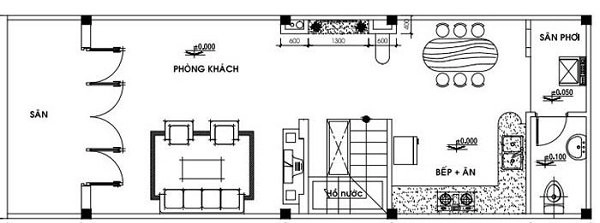 Những mẫu nhà cấp 4 có gác lửng 4x16m nhỏ hẹp vẫn tiện nghi cho 4 người ở