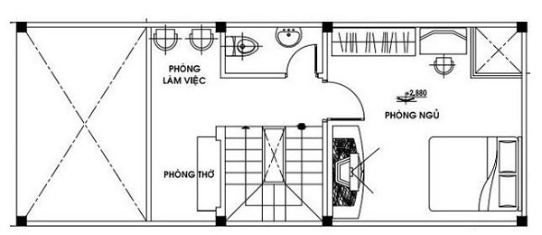 Những mẫu nhà cấp 4 có gác lửng 4x16m nhỏ hẹp vẫn tiện nghi cho 4 người ở