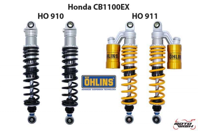 Ohlins ra mắt hệ thống treo mới cho honda cb1100ex kawasaki z400 bmw g310gs