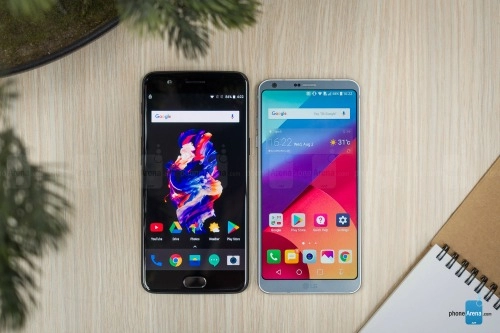 Oneplus 5 và lg g6 bằng giá cấu hình khác biệt