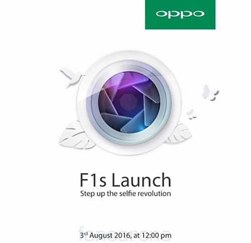 Oppo gửi thư mời sự kiện f1s camera phụ 16mp