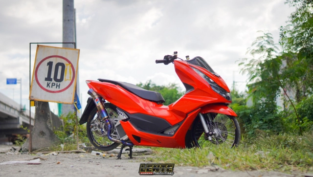 Pcx 160 sẽ trở nên hầm hố ra sao khi phá hình theo phong cách drag