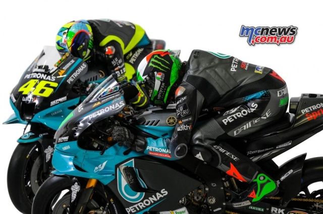 Petronas srt motogp 2021 ra mắt với đội hình valentino rossi và franco morbidelli