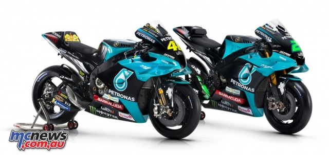 Petronas srt motogp 2021 ra mắt với đội hình valentino rossi và franco morbidelli