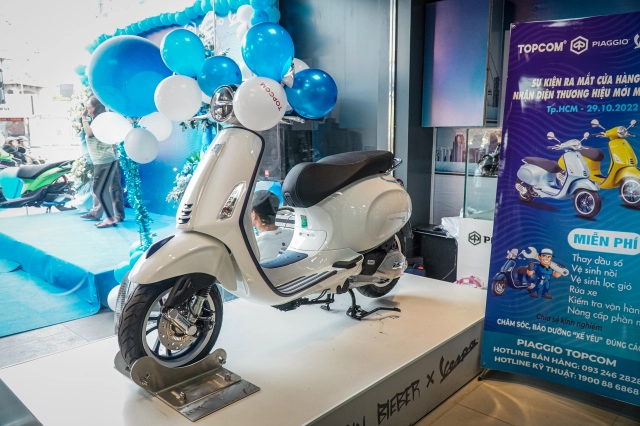 Piaggio topcom nguyễn văn trỗi lột xác với nhận diện thương hiệu mới motoplex