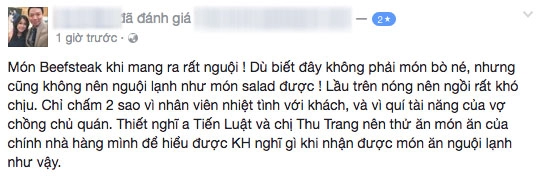 Quán mới khai trương thu trang tiến luật đã đau đầu vì bị khách lên mạng tố thế này