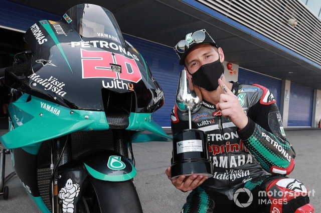 Quartararo dành chiến thắng motogp đầu tiên trong mùa giải 2020