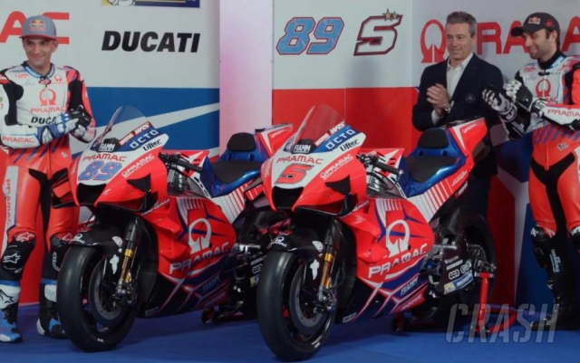 Ra mắt đội đua pramac ducati trong motogp 2021