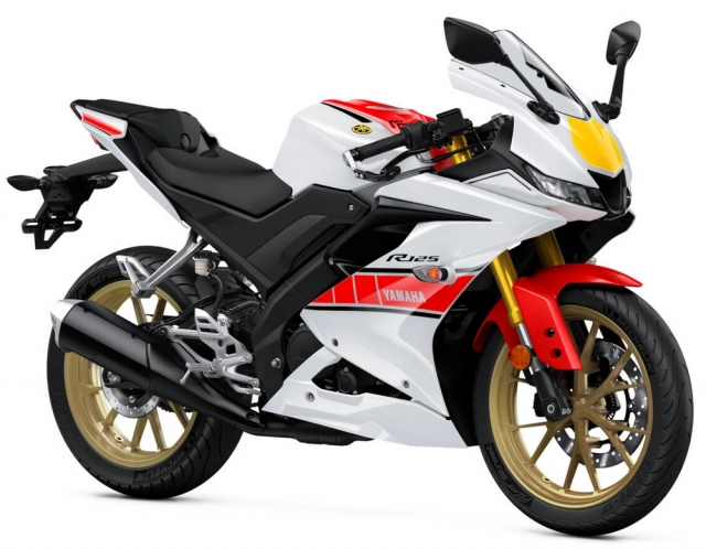 Ra mắt gia đình yamaha r1 r7 r3 r125 60th anniversary livery