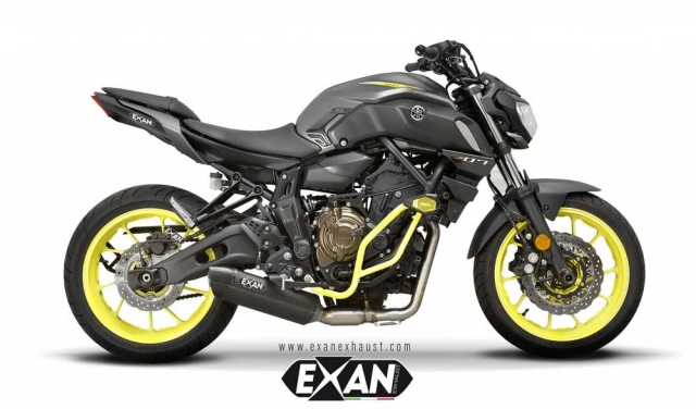 Ra mắt ống xả exan mới dành cho yamaha mt-07