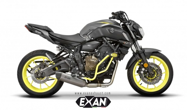 Ra mắt ống xả exan mới dành cho yamaha mt-07