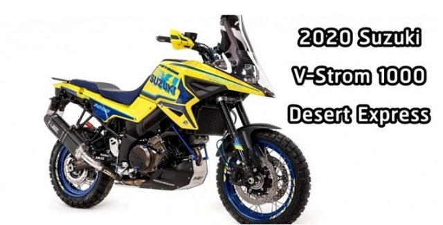 Ra mắt suzuki v-strom 1050 desert express - gói phụ kiện mang phong cách đường đua dakar