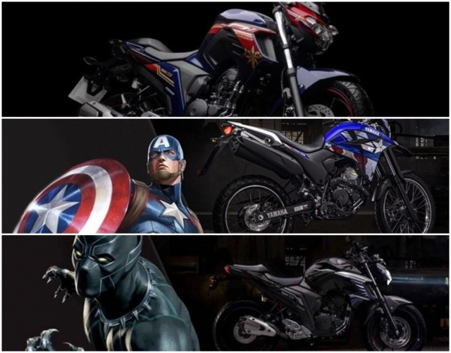 Ra mắt yamaha fazer 250 và lander 250 marvel super hero 2021