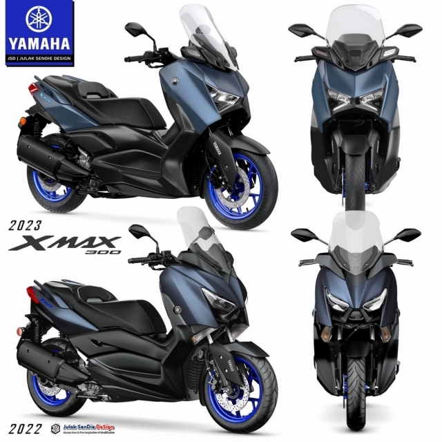 Ra mắt yamaha xmax 300 2023 hoàn toàn mới