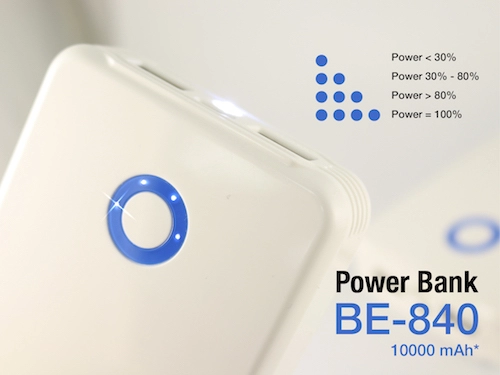 Sạc dự phòng 10000mah kiêm đèn pin di động