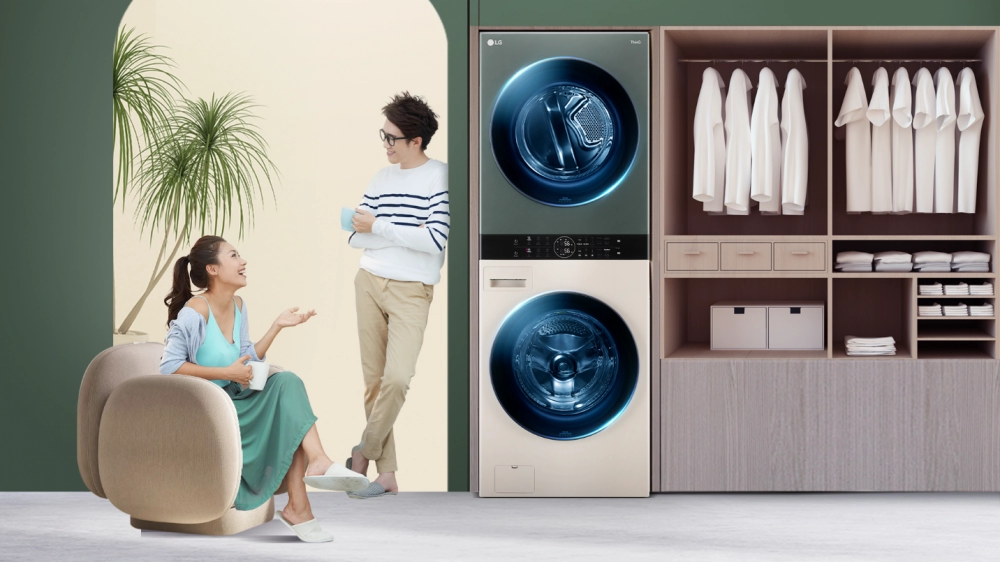 Sắm cặp máy giặt sấy lg washtower cho mùa dọn dẹp nhàn tênh nâng cấp nhà cửa khang trang chuẩn bị ăn tết