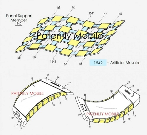 Samsung đã được cấp bằng sáng chế màn hình uốn cong mới