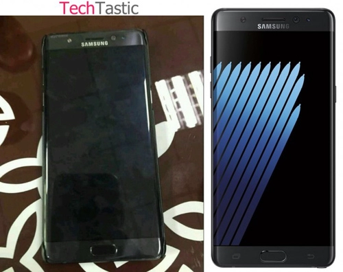 Samsung galaxy note7 lộ ảnh thực tế quét mống mắt