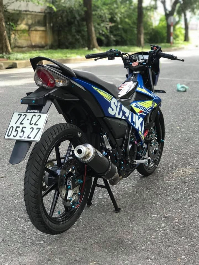 Satria 150 độ dàn chân mới toanh đến từ vùng biển vũng tàu