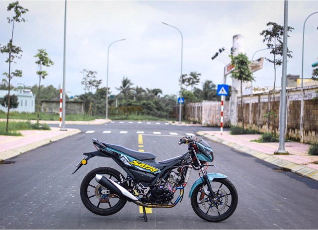 Satria 150 độ khô máu với phong cách đường phố