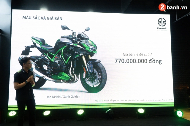 Siêu phẩm kawasaki z h2 lần đầu ra mắt thị trường vn