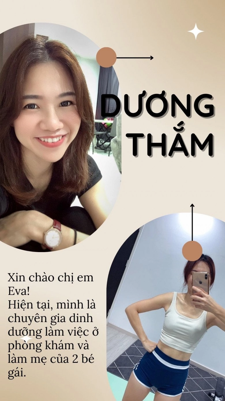 Sinh con cân nặng tăng phi mã mẹ bỉm u45 bị nói ăn hết của chồng con quyết tâm giảm 15kg nhờ ăn sạch