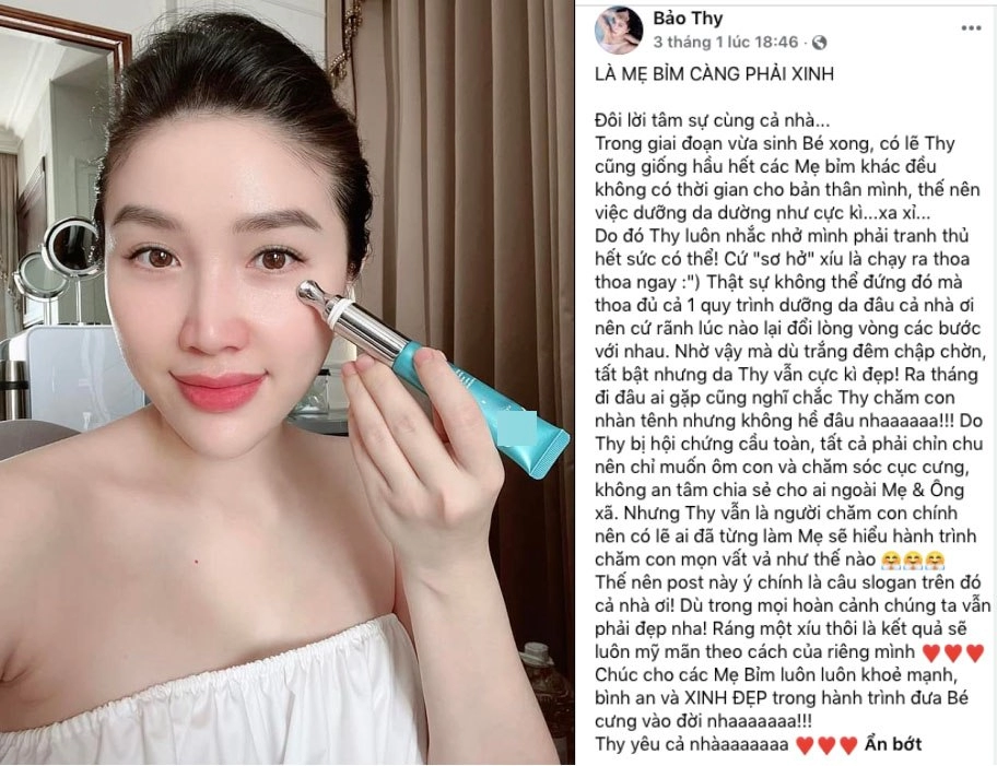 Skincare thời mẹ bỉm 40 người hở tí là thoa người cho con bú dư sữa để đắp mặt