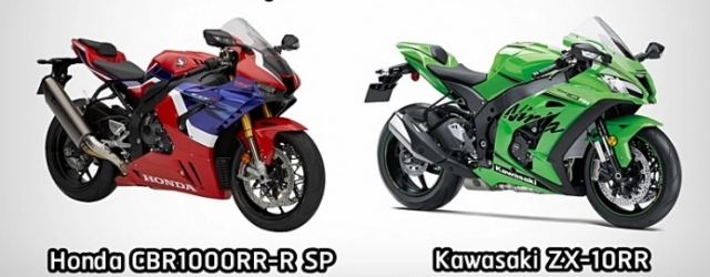 So sánh honda cbr1000rr-r sp 2020 vs kawasaki ninja zx-10rr 2019