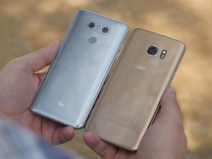 So sánh lg g6 với samsung galaxy s7 edge