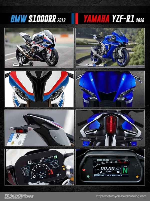 So sánh yamaha r1 thế hệ mới và bmw s1000rr 2019 kẻ tám lạng người nửa cân