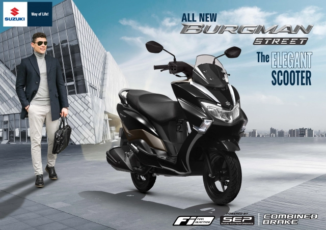 Suzuki burgman street 125 ra mắt tại việt nam nổi trội từ thiết kế đến công nghệ