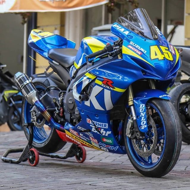 Suzuki gsx-r750 độ chất như nước cất theo phong cách đường đua