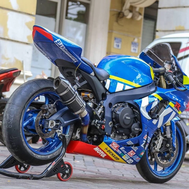 Suzuki gsx-r750 độ chất như nước cất theo phong cách đường đua