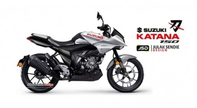 Suzuki katana 150 lộ diện hình ảnh thiết kế khá thú vị