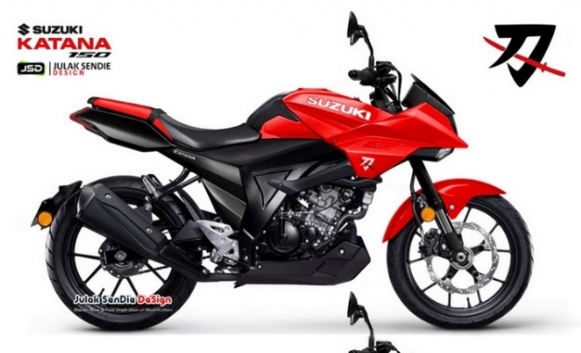 Suzuki katana 150 lộ diện hình ảnh thiết kế khá thú vị