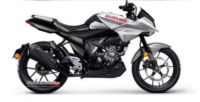 Suzuki katana 150 lộ diện hình ảnh thiết kế khá thú vị